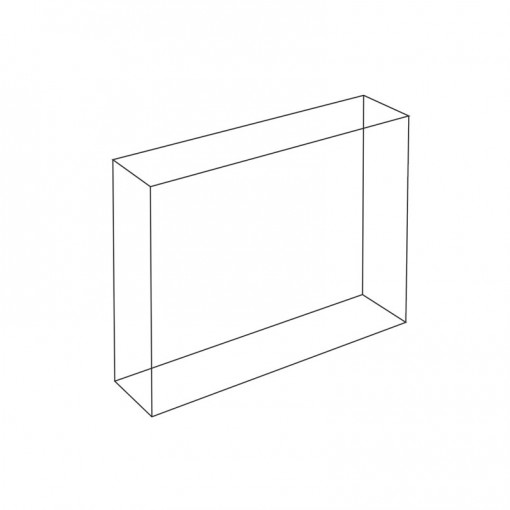 Blok acrylowy polerowany diamentowo – 20 mm BNF20