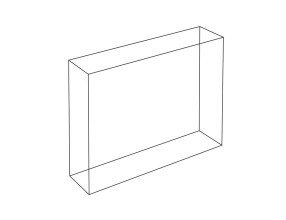 Acrylblock 20mm Diamantpoliert BNF20