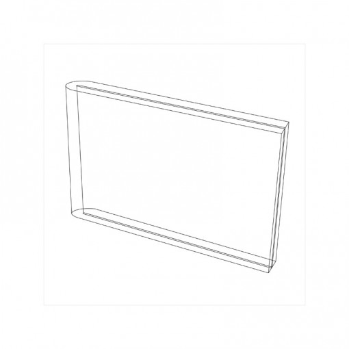 Bended acrylic anti – frame KB2