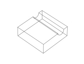 Acrylblock für Schreibware M23