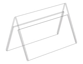 Porte-visuel horizontal P1