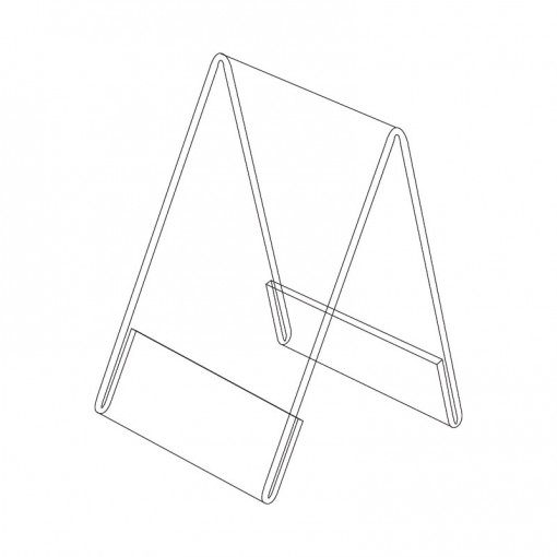 Acrylic A stand vertical P1