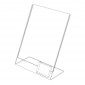 Acrylic L stand with holder P15