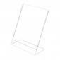 Acrylic L stand – vertical P6