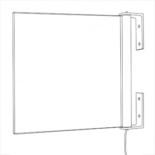 Edge light display without engraving PDB