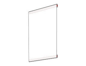 Acrylic anti – frame with tape R1