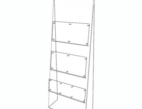 Brochure display stand S12