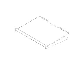 Slatwall shelf SSP.3