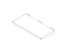 Slatwall shelf SSP.5