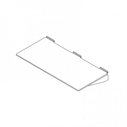 Slatwall shelf SSP.8