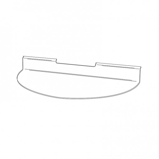 Slatwall shelf SSP.4