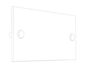 Door plate – engraved TYP.B