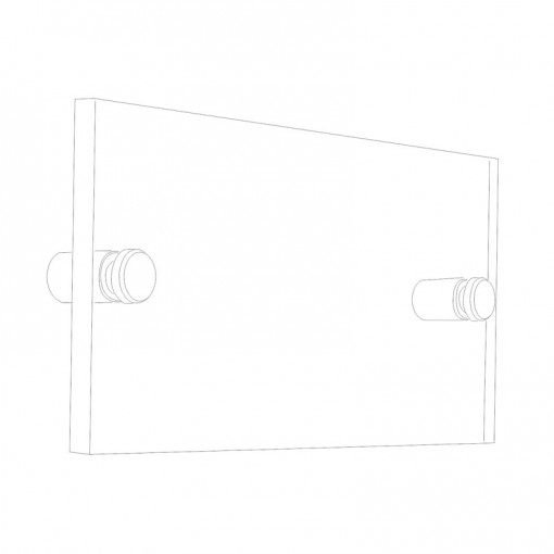 Plaque de porte double face DT